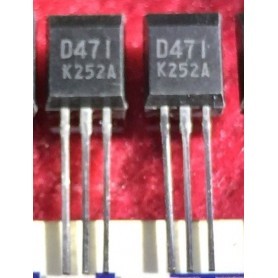 D471Silicon NPN transistor for use in driver and output stages