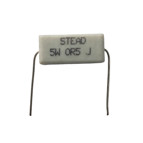 0R5-5W-STEAD Cermet Wire Wound Resistor - 10%
