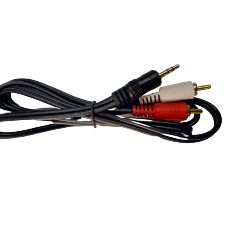 PHONE AUX ST TO 2RCA Cable for audio mixer Dj amplifier 1.2m