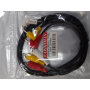 3RCA TO 3RCA L-TYPE (ORIGNAL) LCD LED TV AV Cable for audio