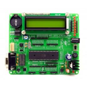 Silicon TechnoLabs ATMEL 8051 Quick Starter Development Board On-Board AT89S52,MAX232,16x2 LCD,DS1307 Support AT89SXX