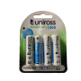 Rechargeable AA Battery Cell 04 Pieces Pack White (1000 Series)