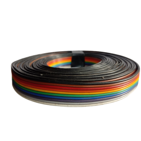 Ribbon wire-10 core Rainbow Colour Flat Cable Roll for project (1 Meters) Best