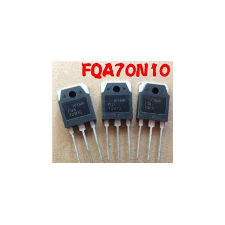 FQA70N10 N-Channel QFET MOSFET 100 V, 70 A, 23 mΩ