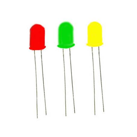 LED - 5mm Basic Yellow Green Red 5mm