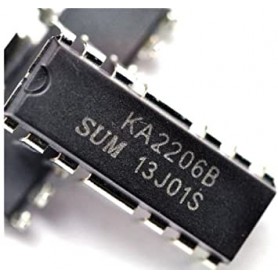 KA2206 2.3w DULE AUDIO POWER AMPLIFIER