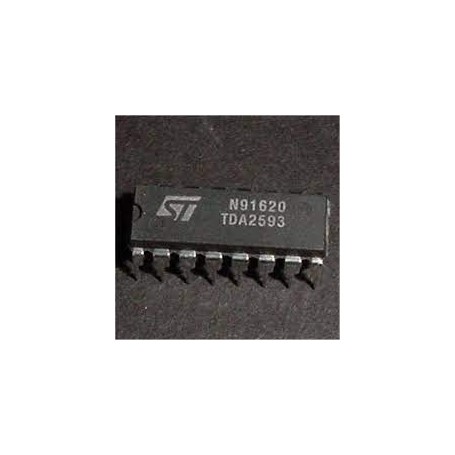 TDA2593 SYNCHRO AND HORIZONTAL DEFLECTIONCONTROL FOR COLOR TV