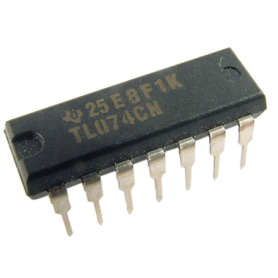 TL074CN Low-Noise JFET-Input Operational Amplifiers